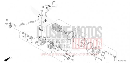 STARTER MOTOR CB500XAR de 2024